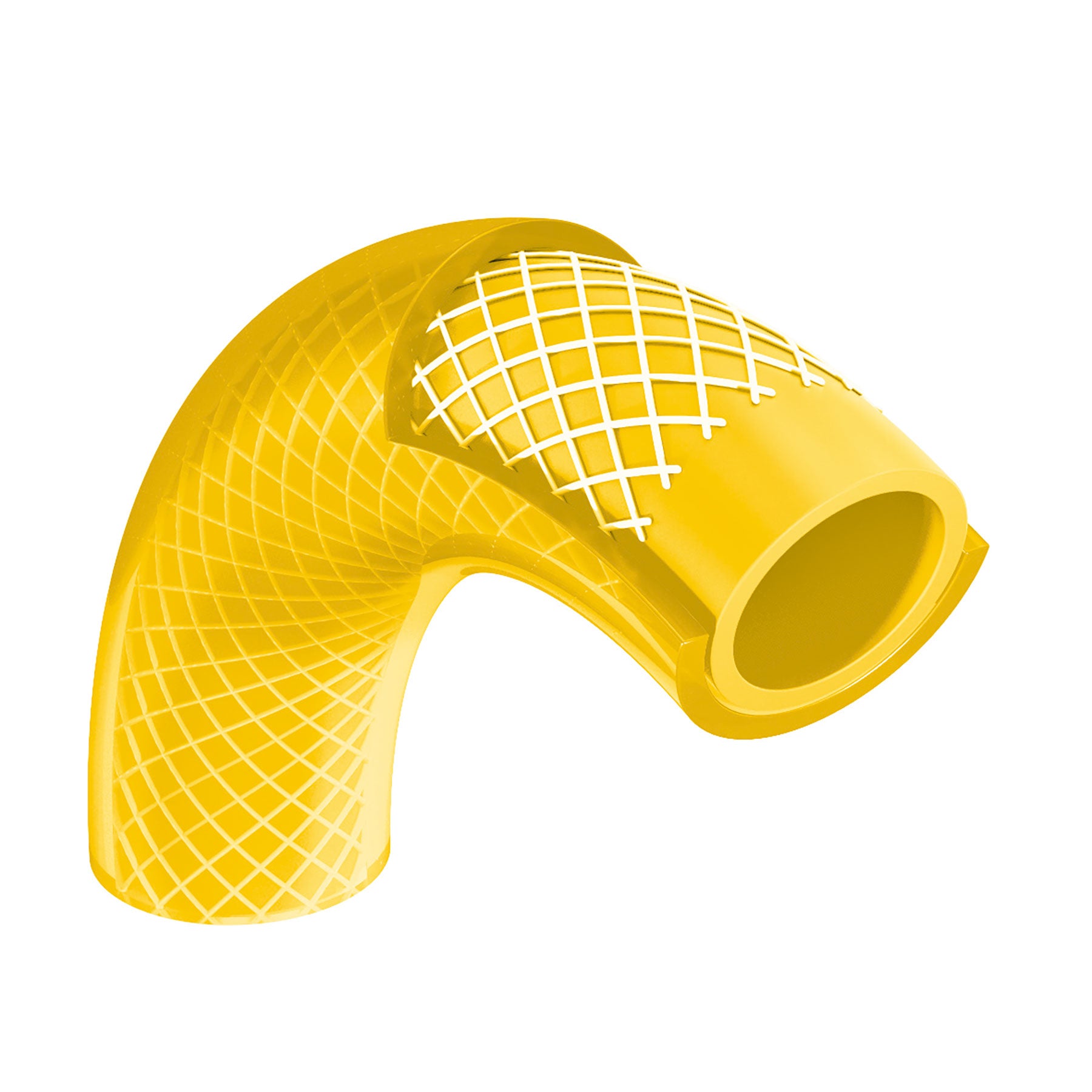 Manguera para gas, PVC amarilla, 3/8" flare, 2 m, FOSET