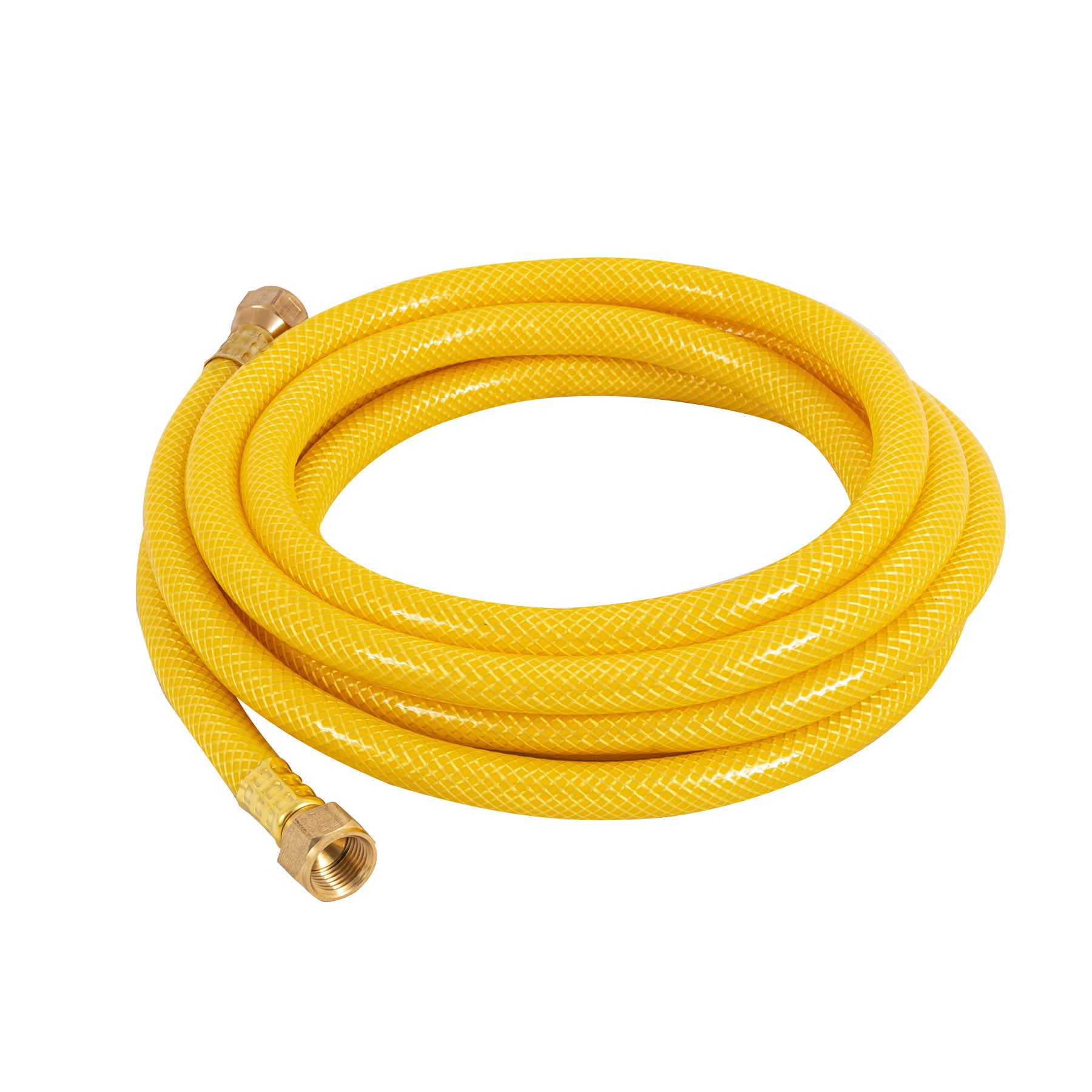 Manguera para gas, PVC amarilla, 3/8" flare, 3 m, FOSET