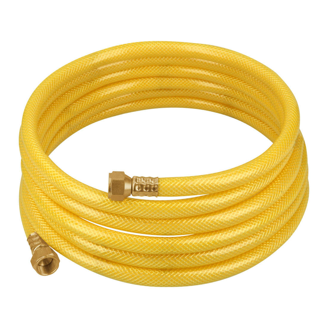Manguera para gas, PVC amarilla, 3/8"flare, 4 m, FOSET