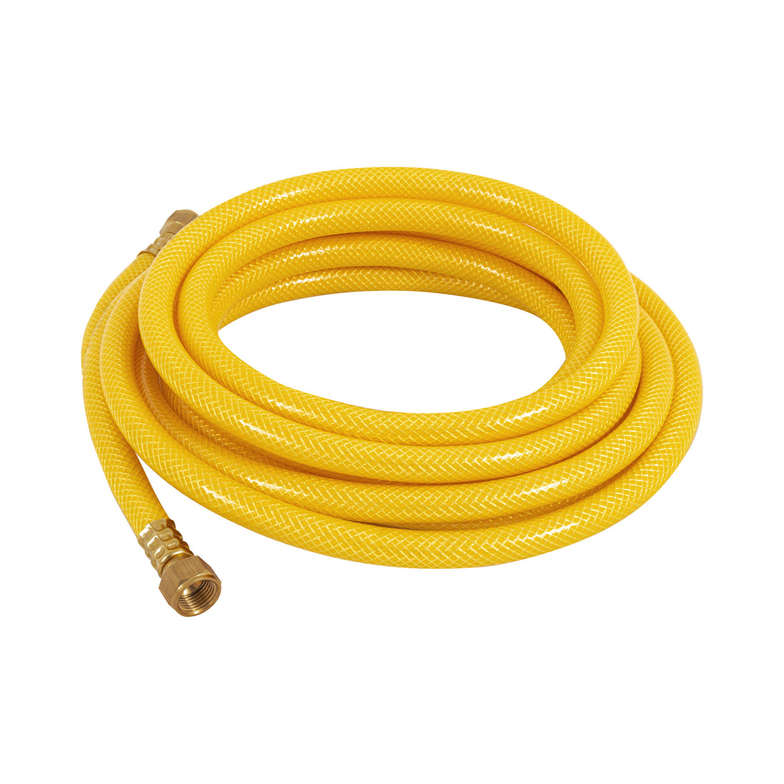 Manguera para gas, PVC amarilla, 3/8" flare,5 m, FOSET