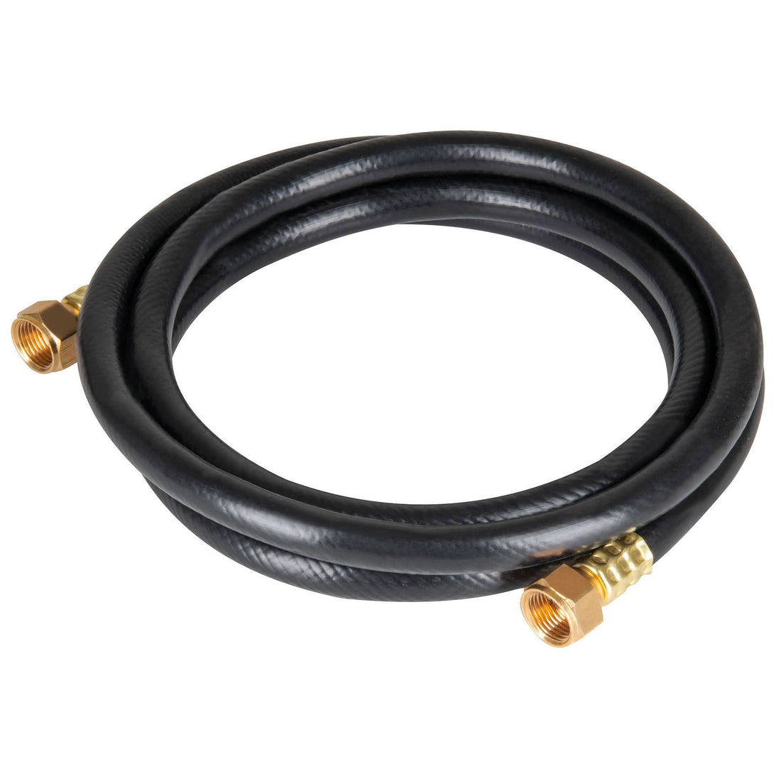 Manguera para gas, PVC negra, 3/8" flare,1 m, FOSET