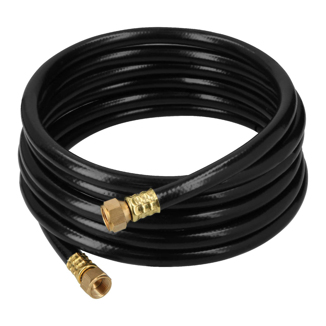 Manguera para gas, PVC negra, 3/8" flare, 4 m, FOSET
