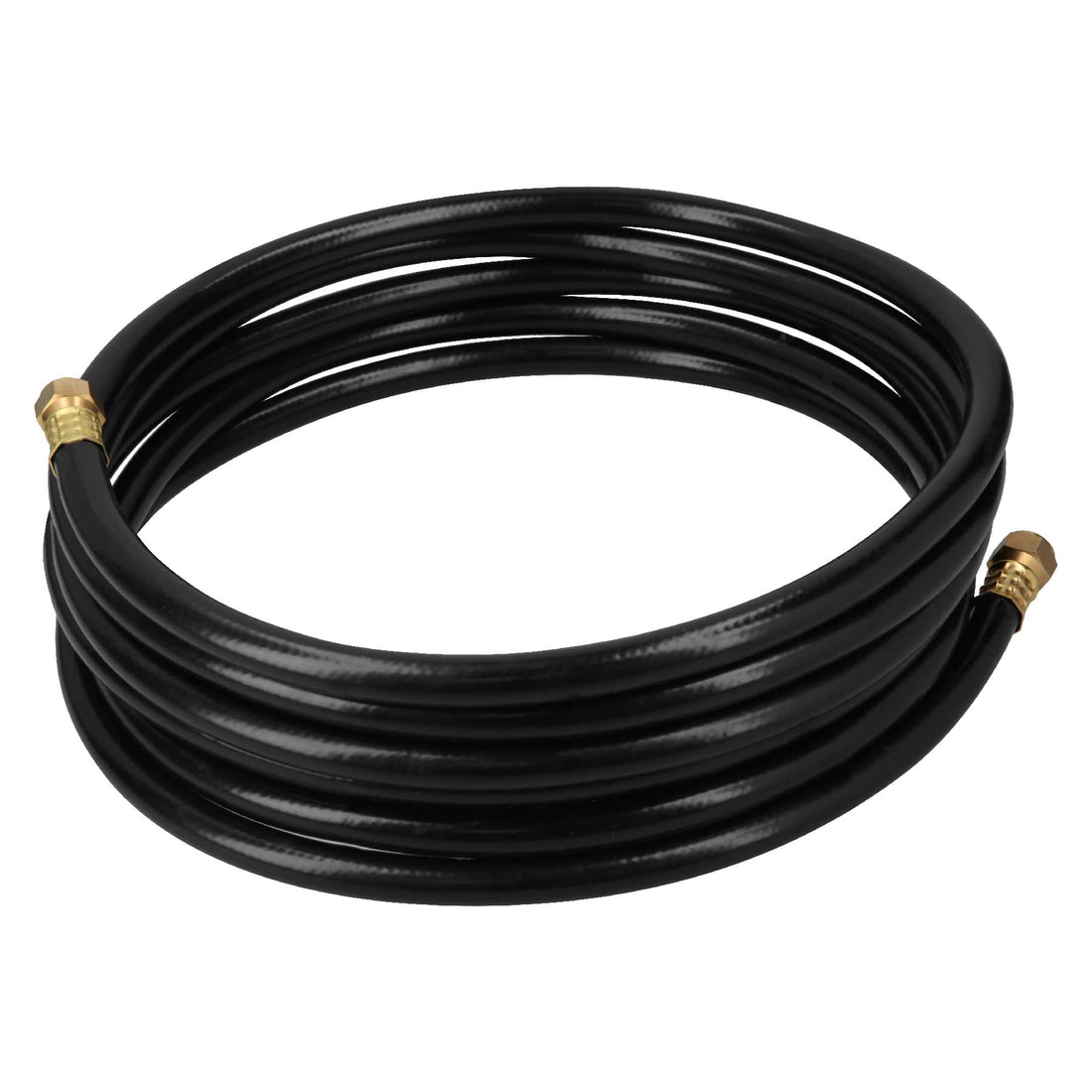 Manguera para gas, PVC negra, 3/8" flare, 5 m, FOSET