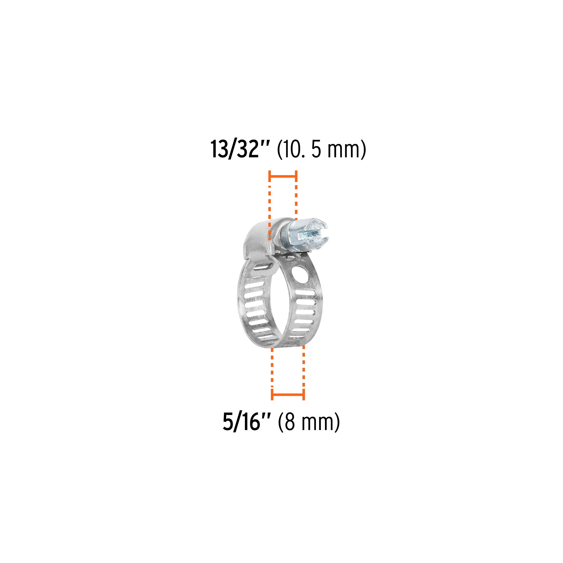Bolsa c/4 mini abrazaderas sin fin 4, 3/8"- 5/8", TRUPER