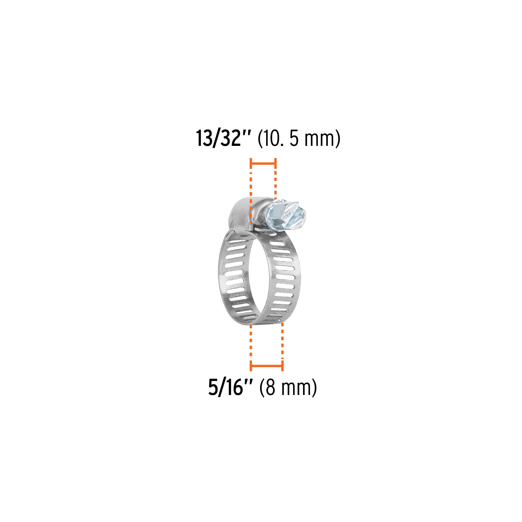 Bolsa c/4 mini abrazaderas sin fin 6, 1/2 - 3/4", TRUPER