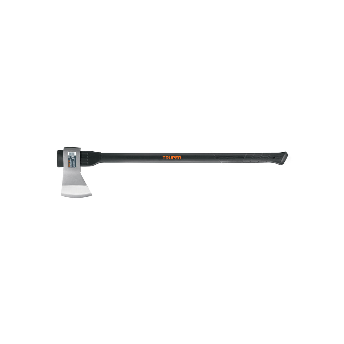Hacha media labor 3 lb, mango de fibra de vidrio 36", TRUPER
