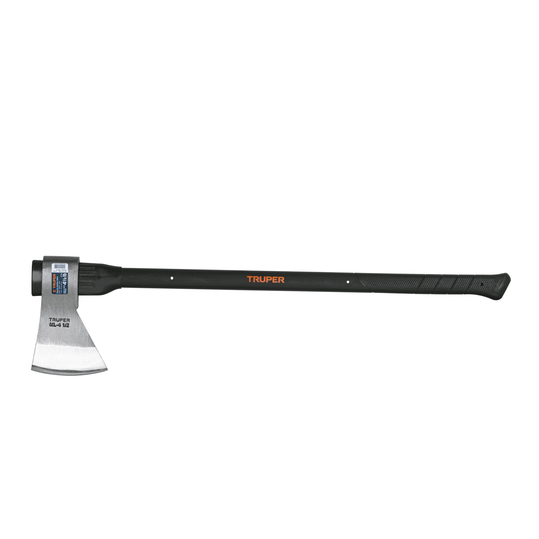 Hacha media labor 4-1/2 lb, mango fibra de vidrio 36",TRUPER