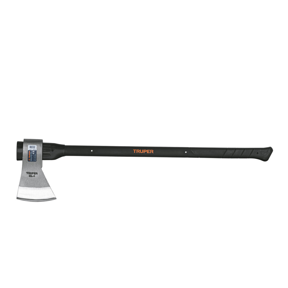 Hacha media labor 4 lb, mango de fibra de vidrio 36",TRUPER