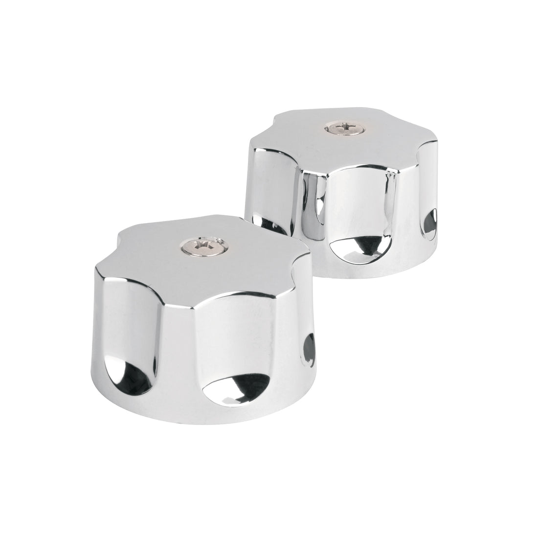 Juego de manerales hex de ABS p/lav-fregadero, cromo, BASIC