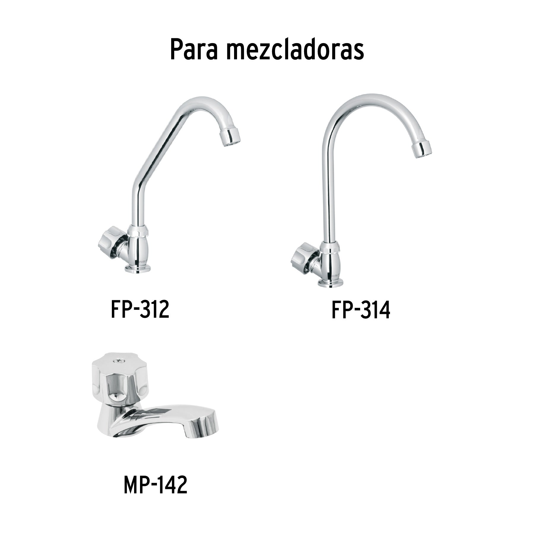 Maneral de repuesto para mezcladora plástica, FOSET BASIC