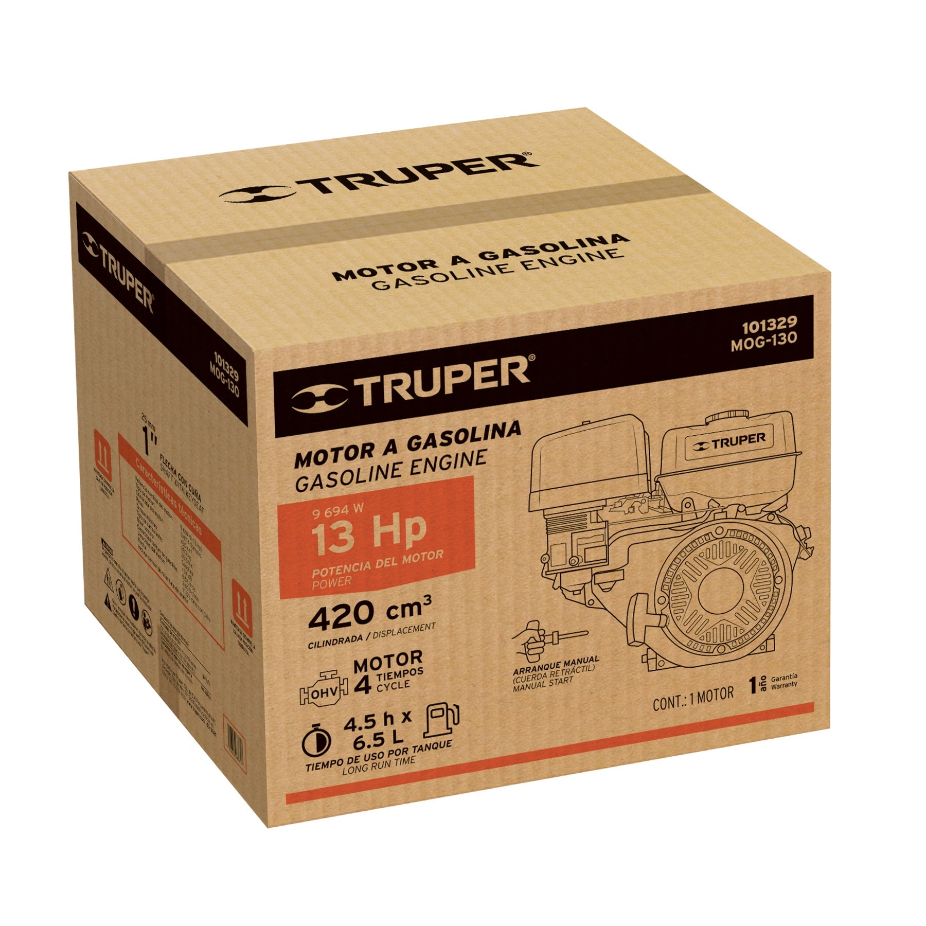 Motor a gasolina 13HP, TRUPER