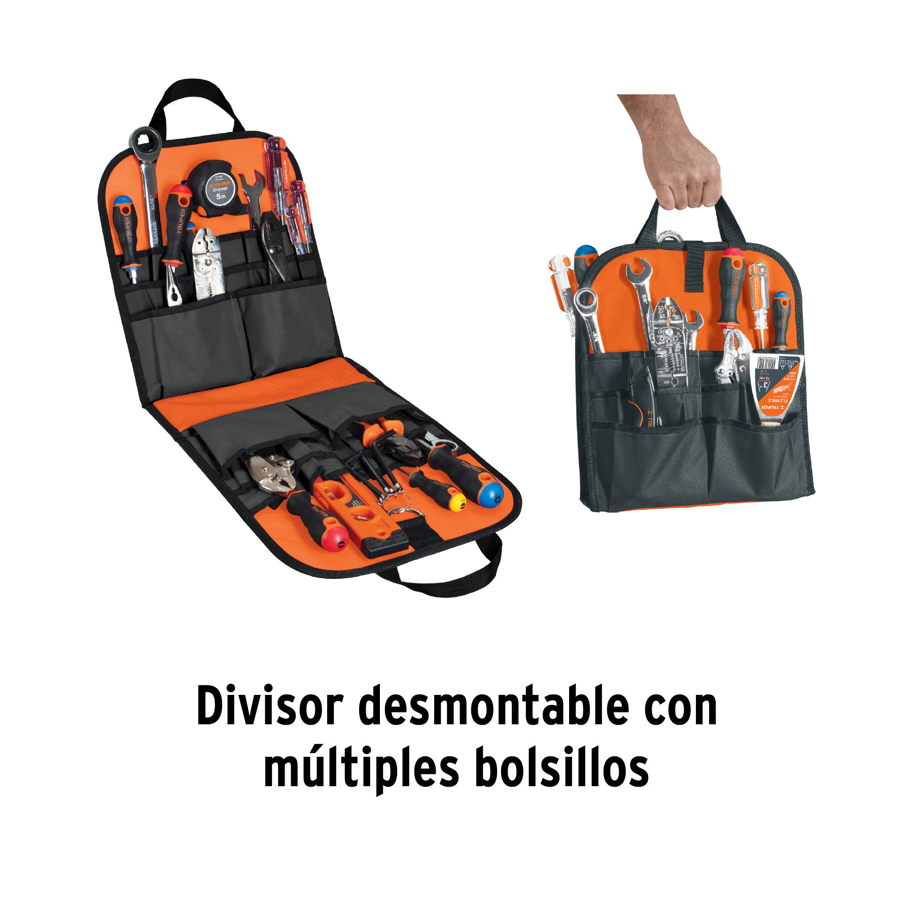 Mochila portaherramientas de 13", TRUPER