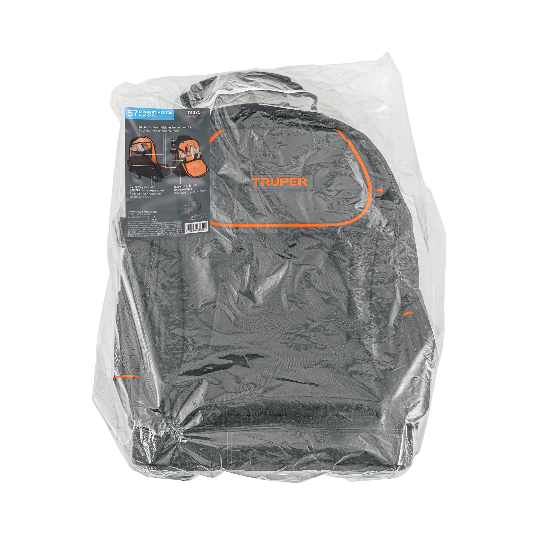 Mochila portaherramientas de 13", TRUPER