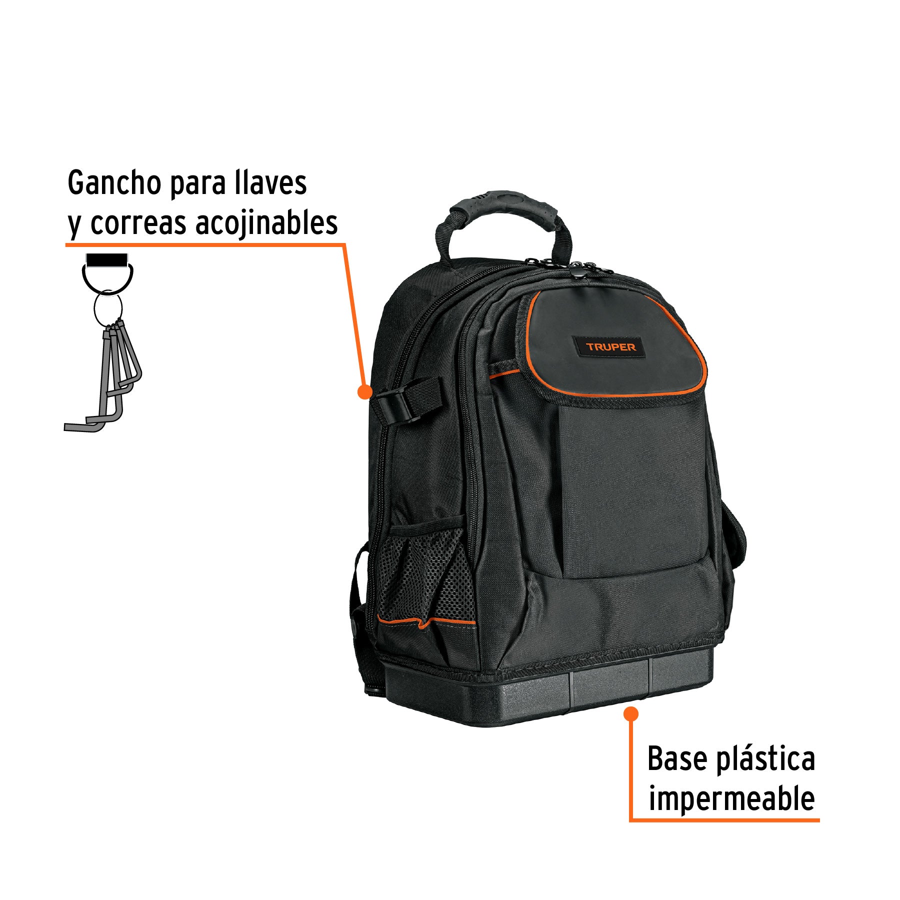 Mochila portaherramientas de 13", TRUPER