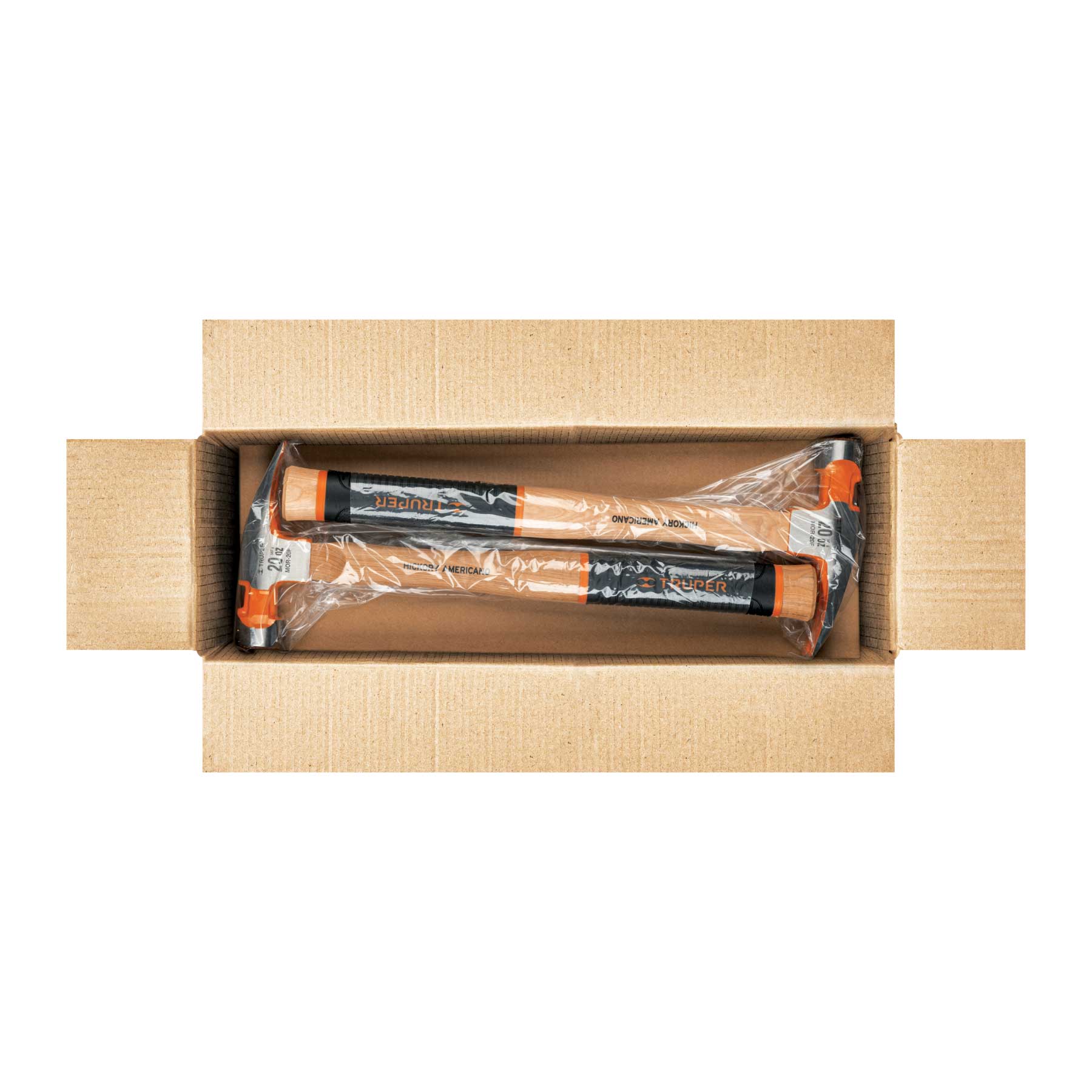 Martillo pulido 20 oz uña recta, boca fresada, TRUPER Grip