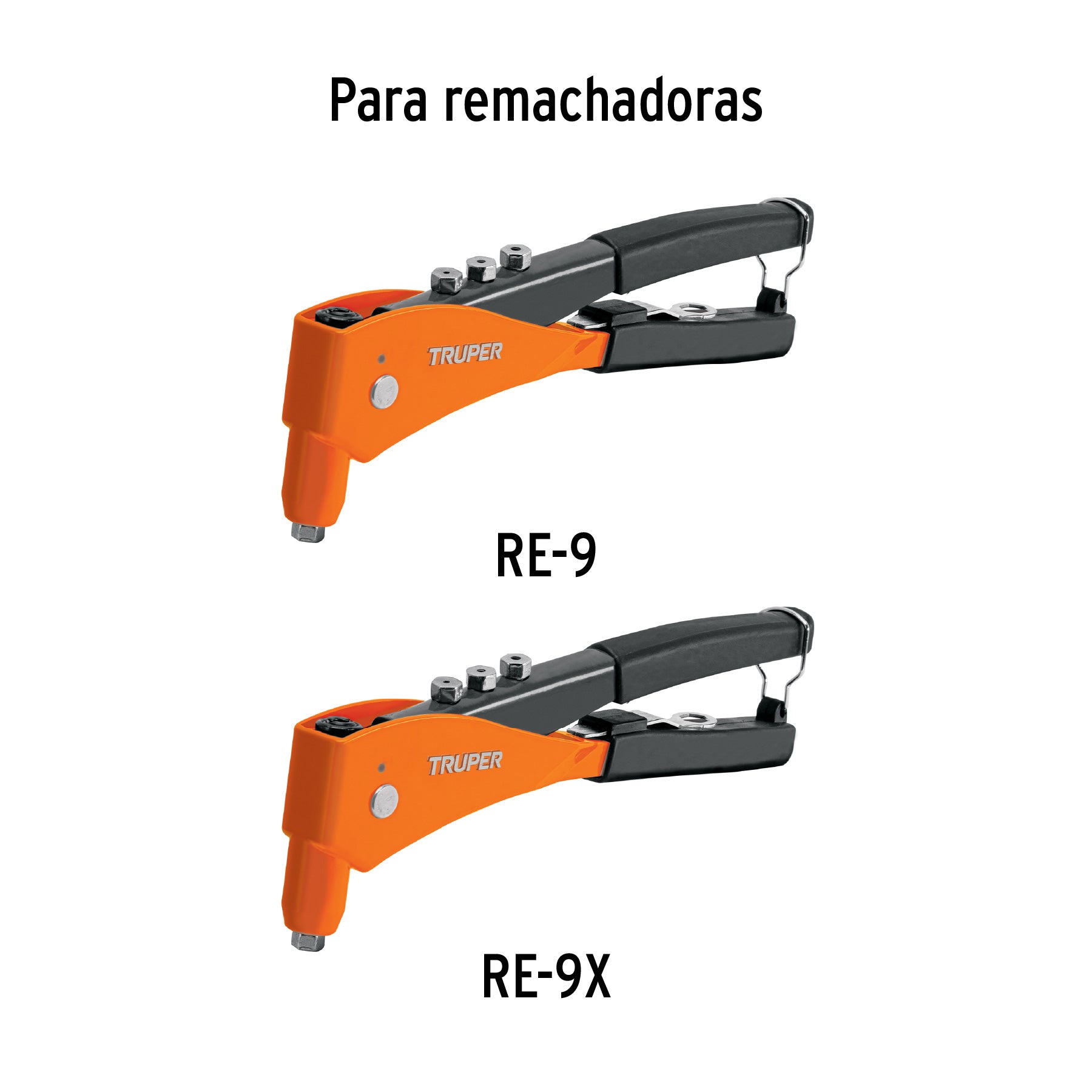 Kit de refacciones y mordazas para remachadora RE-9, TRUPER
