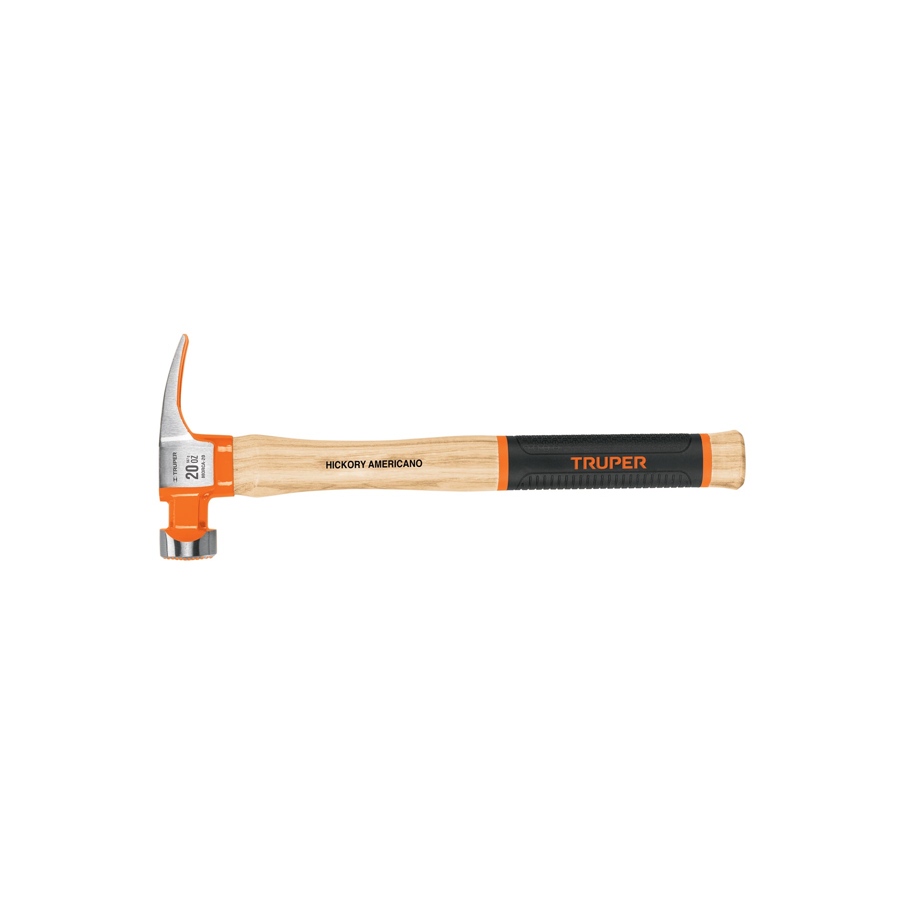 Martillo 20 oz uña recta tipo California Ripper, TRUPER Grip