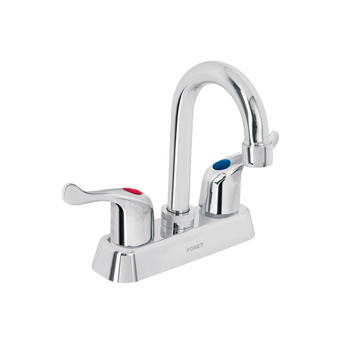 Mezcladora 4" lavabo, ABS, cuello bar, palanca, BASIC