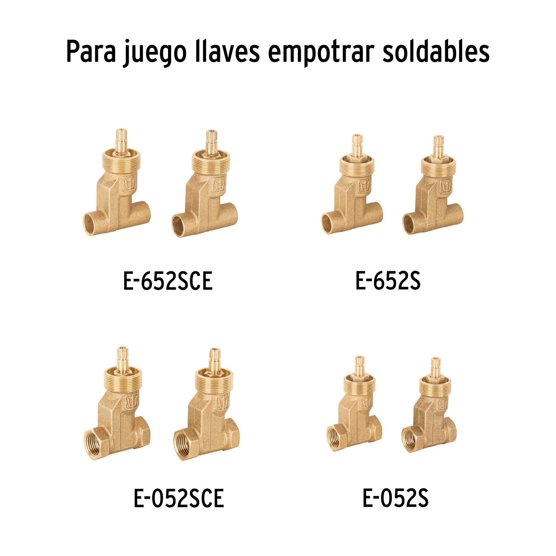 Juego de 2 manerales acrílico trans. para regadera, BASIC