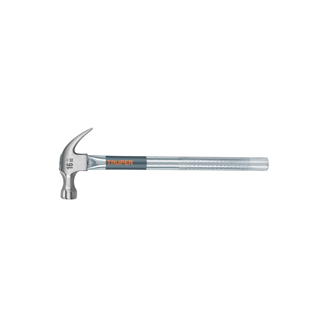 Martillo tubular pulido 16 oz uña curva, TRUPER