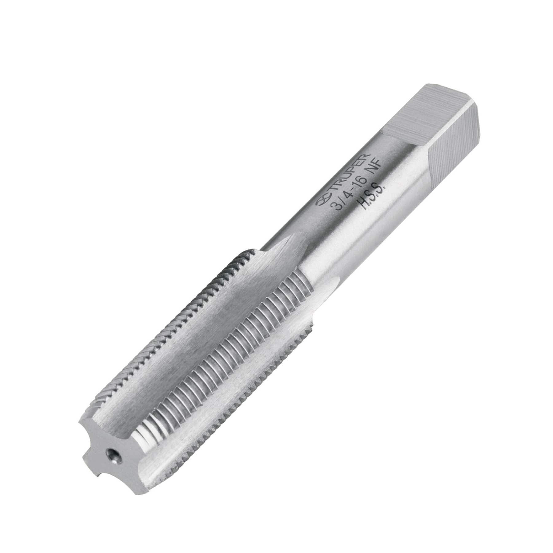 Machuelo semicónico 3/4"x16 UNF, estuche individual, TRUPER