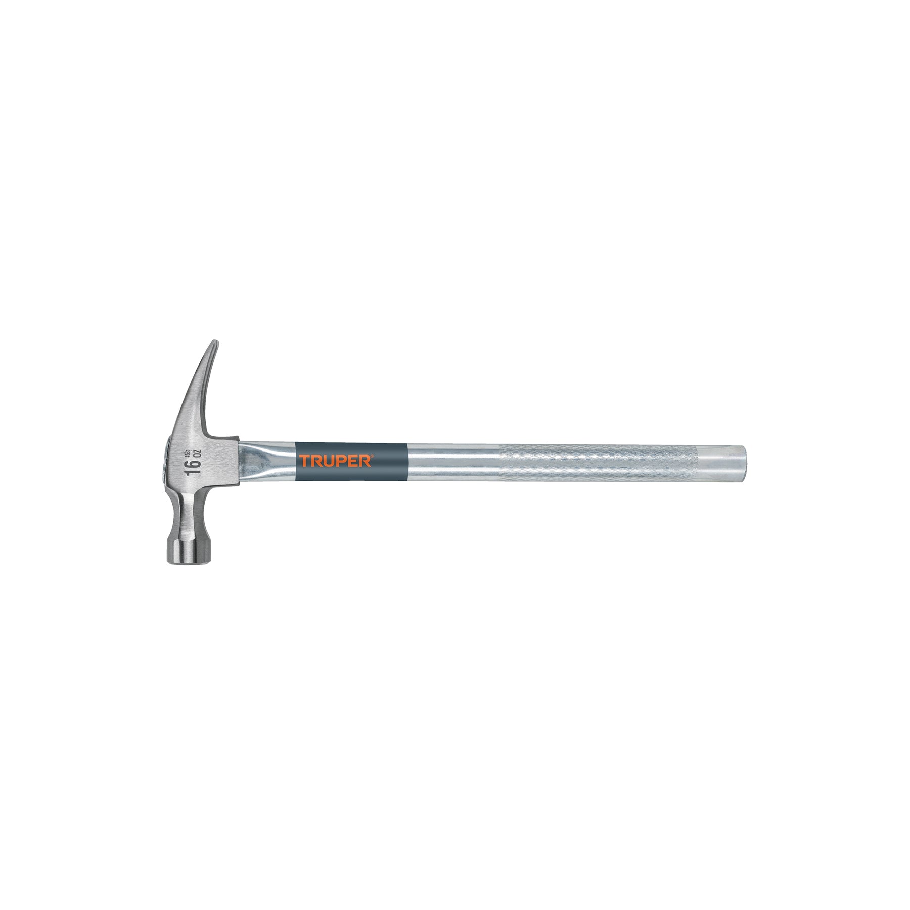 Martillo tubular pulido 16 oz uña recta, TRUPER