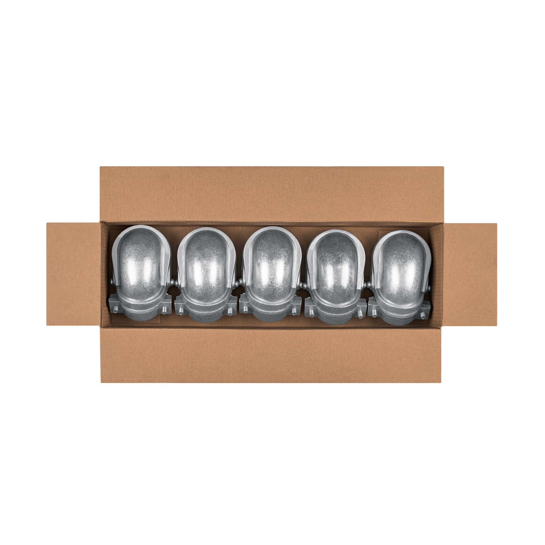Mufa con abrazadera para tubo 3/4", VOLTECK