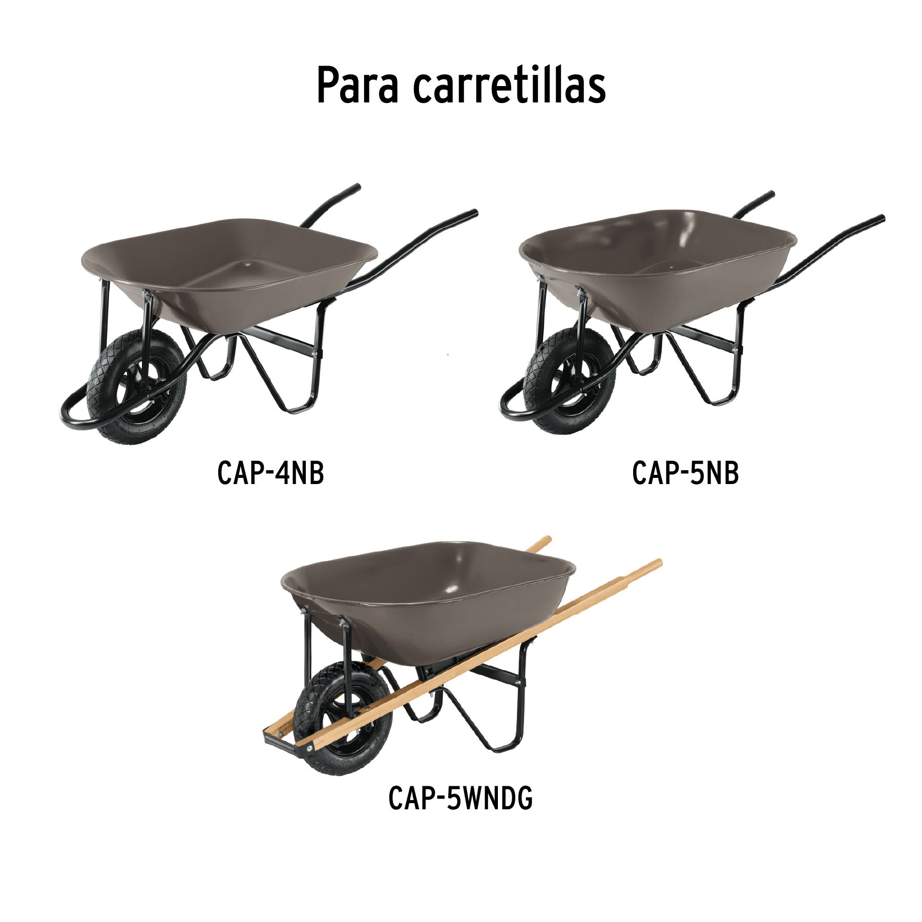 Llanta neumática 14", sin cámara, PRETUL