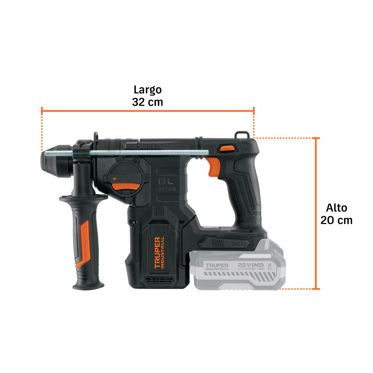 Rotomartillo SDS Plus/destornillador 20V, 2.2 J, sin accs.