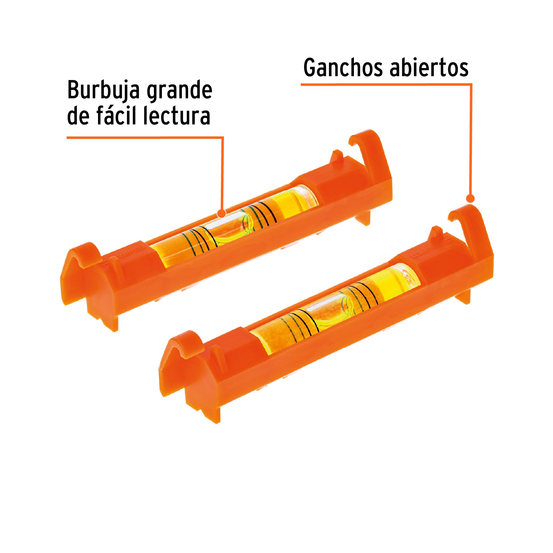 Blíster con 2 niveles de hilo burbuja grande fácil lectura
