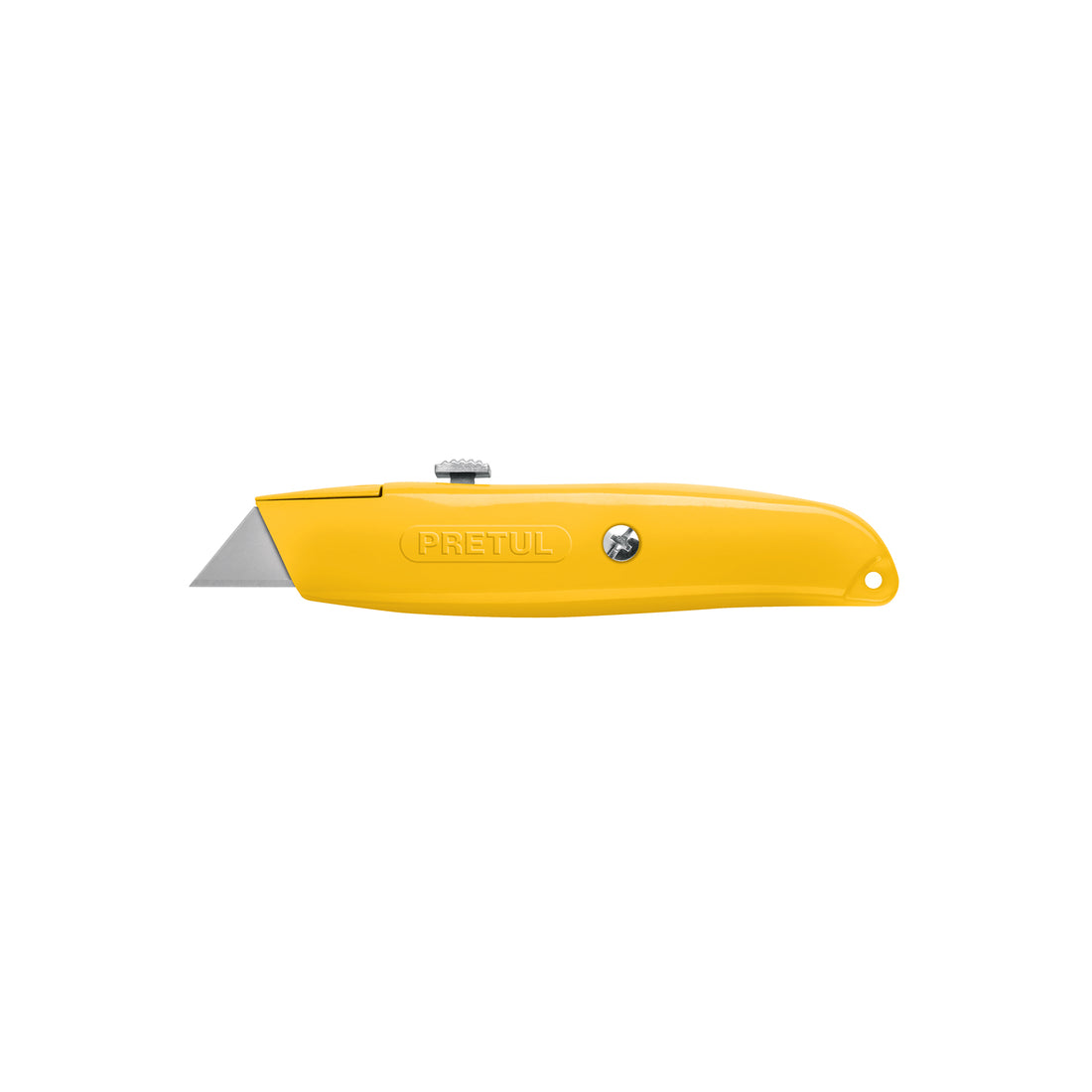 Navaja retráctil 6" cuerpo de aluminio, PRETUL