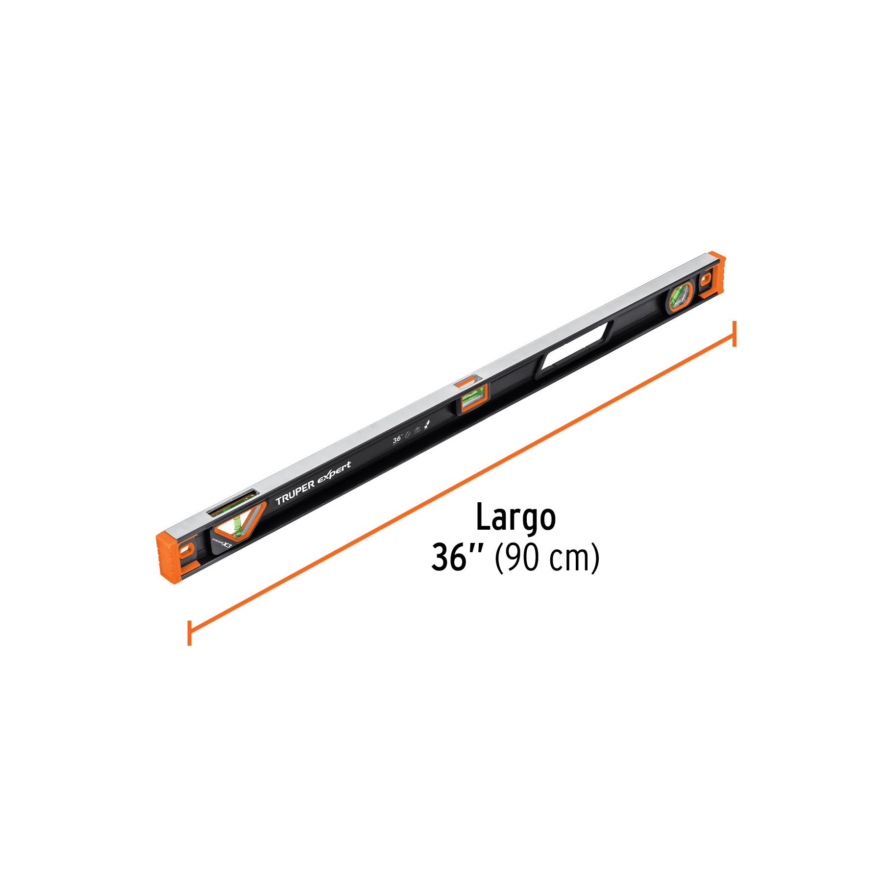Nivel profesional magnético de 36", protección TPR, EXPERT