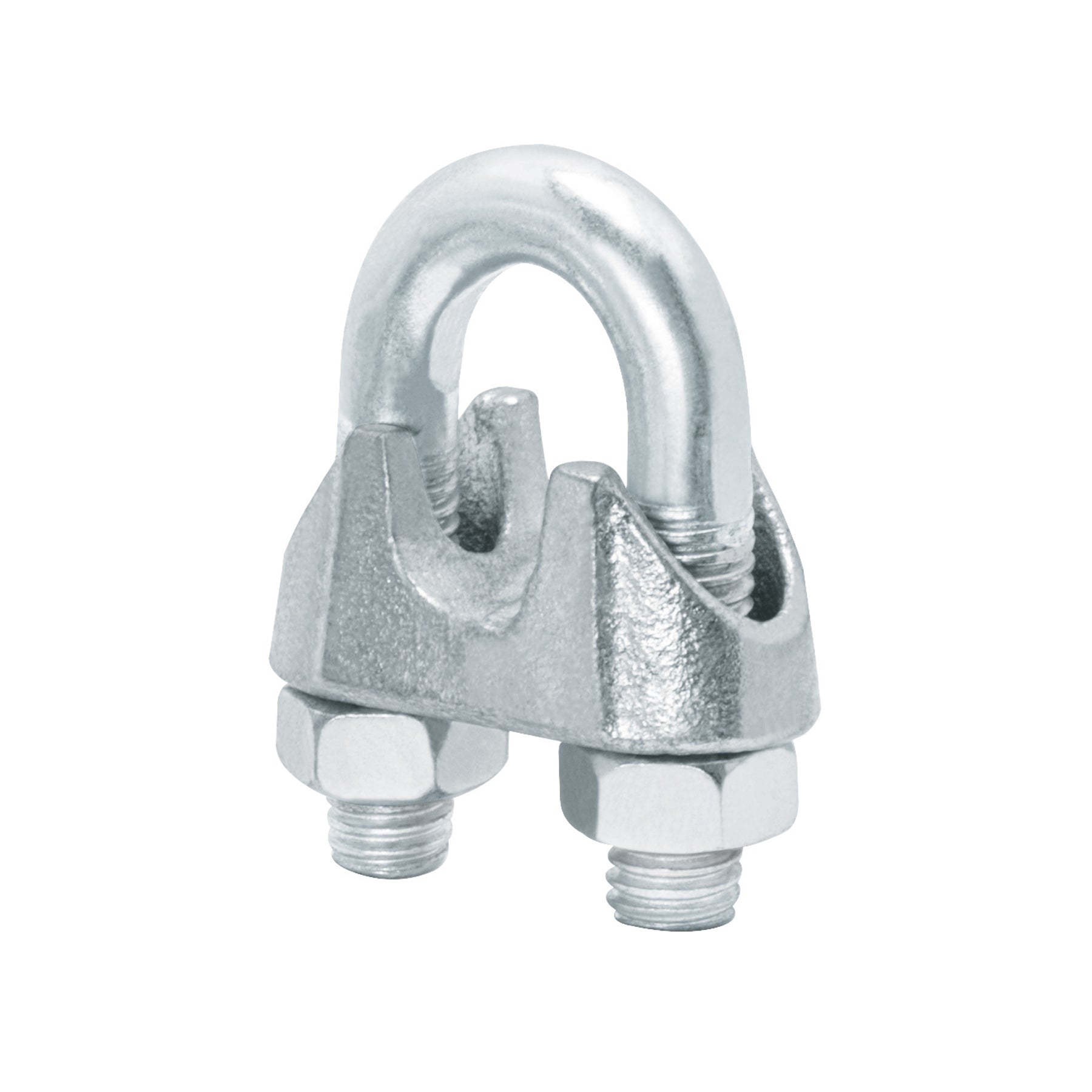 Blíster c/1 nudo (perro) de hierro p/cable de 1/2", FIERO