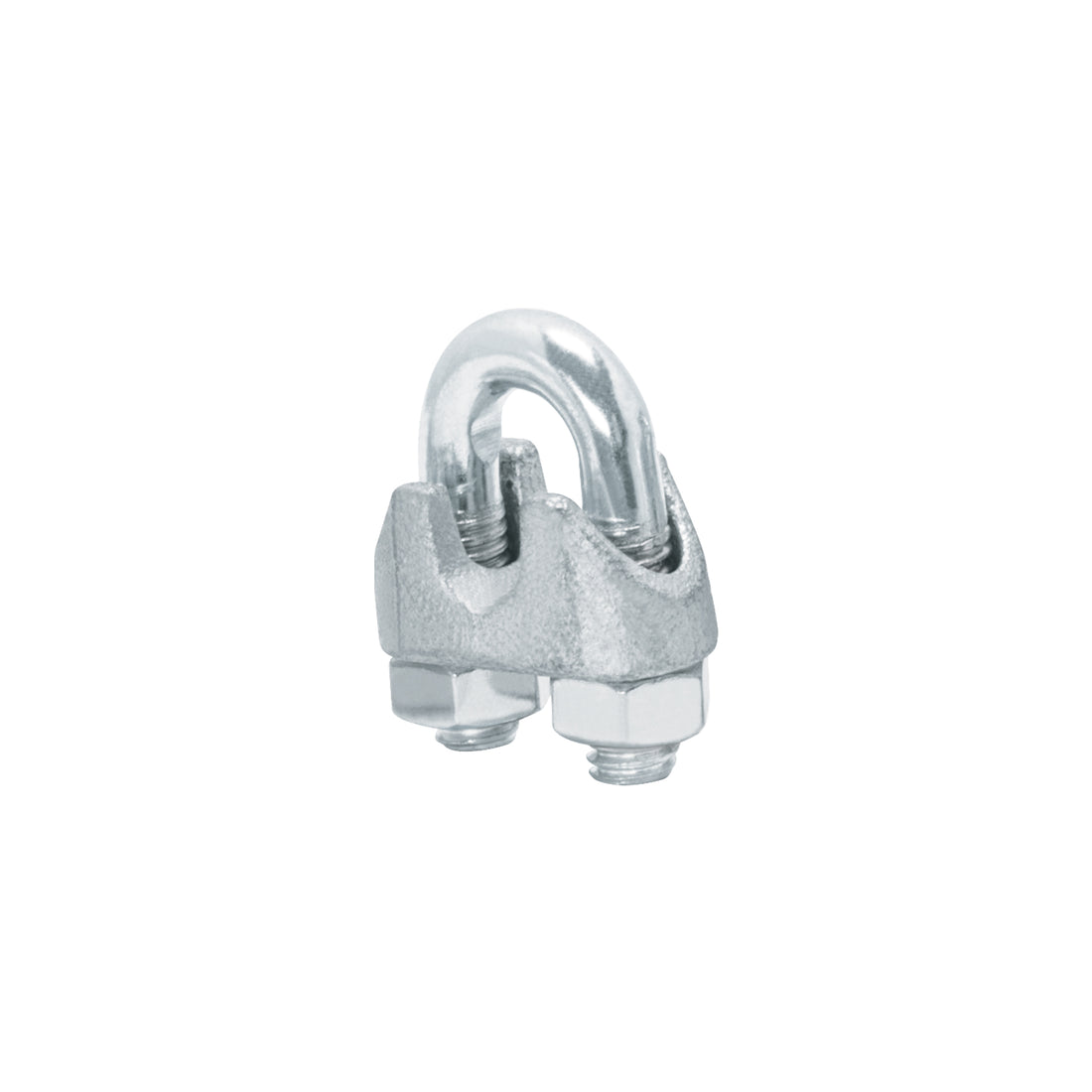Bolsa c/40 nudos (perros) de hierro p/cable de 1/4", FIERO