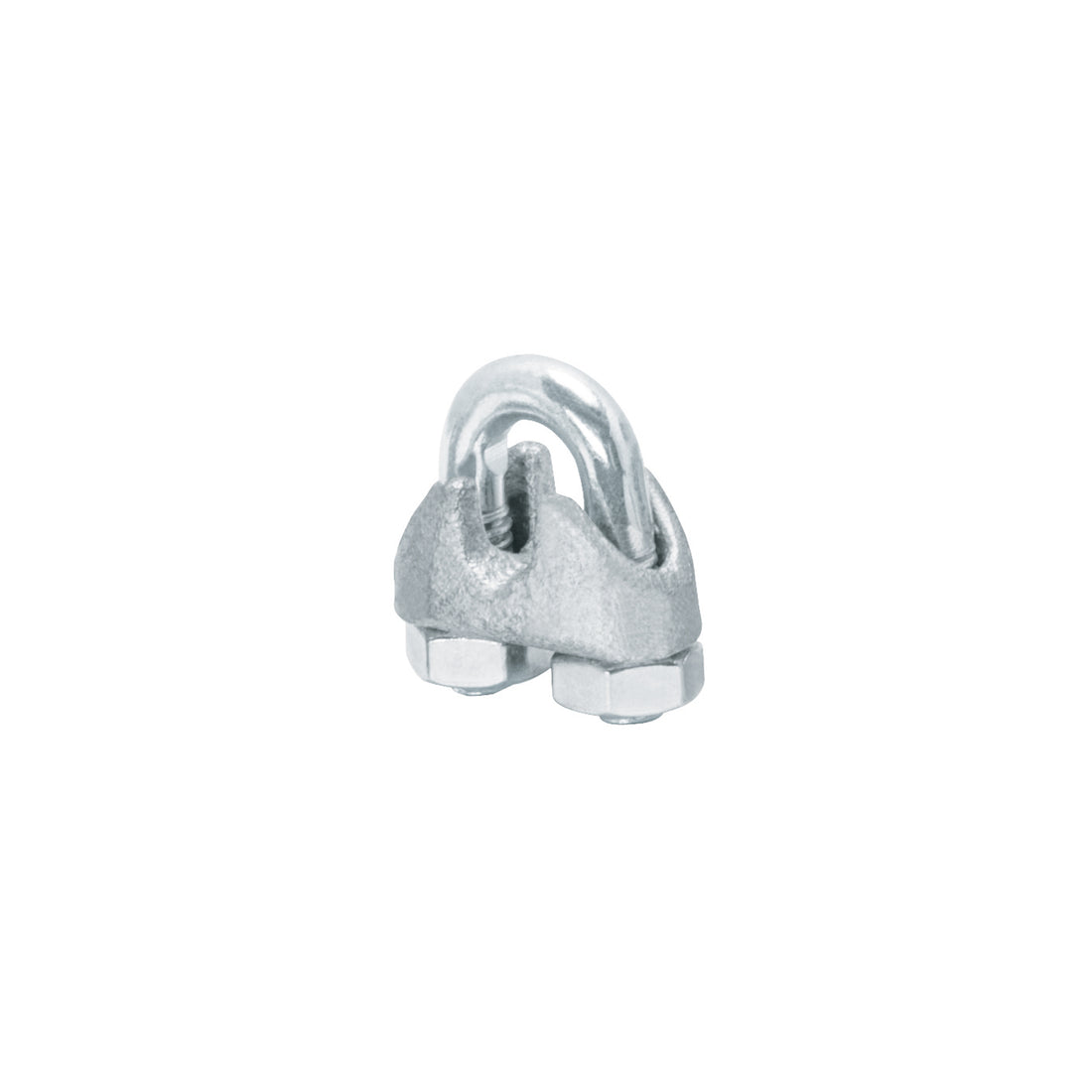 Blíster c/2 nudos (perros) de hierro p/cable de 3/16", FIERO