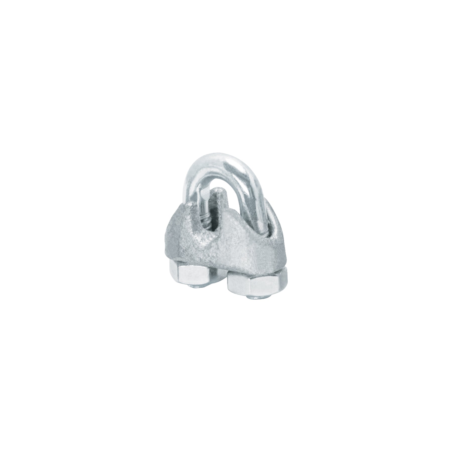 Bolsa c/50 nudos (perros) de hierro p/cable de 3/16", FIERO
