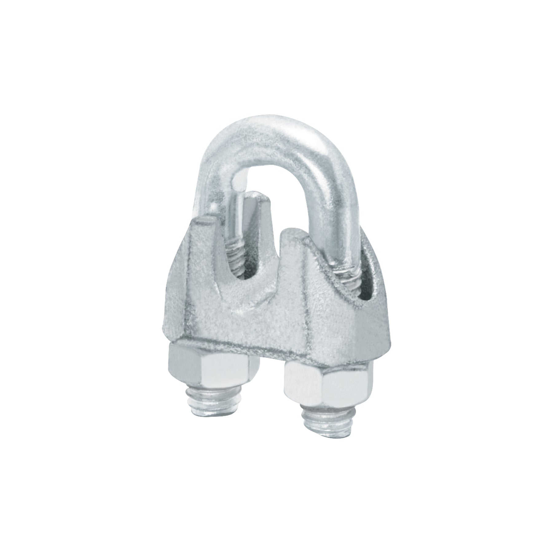 Bolsa c/20 nudos (perros) de hierro p/cable de 3/8", FIERO