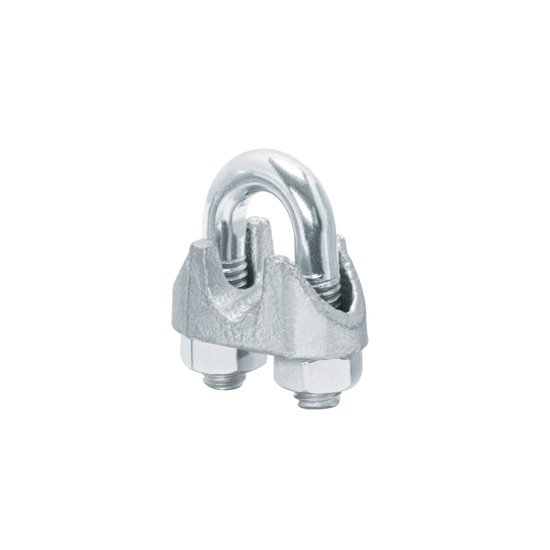 Blíster c/2 nudos (perros) de hierro p/cable de 5/16", FIERO
