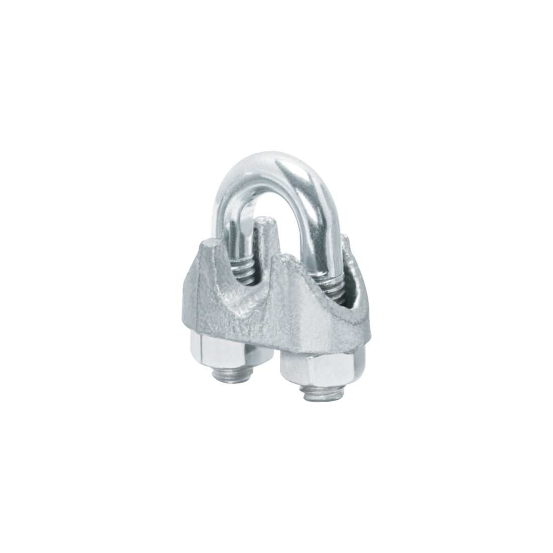 Bolsa c/25 nudos (perros) de hierro p/cable de 5/16", FIERO