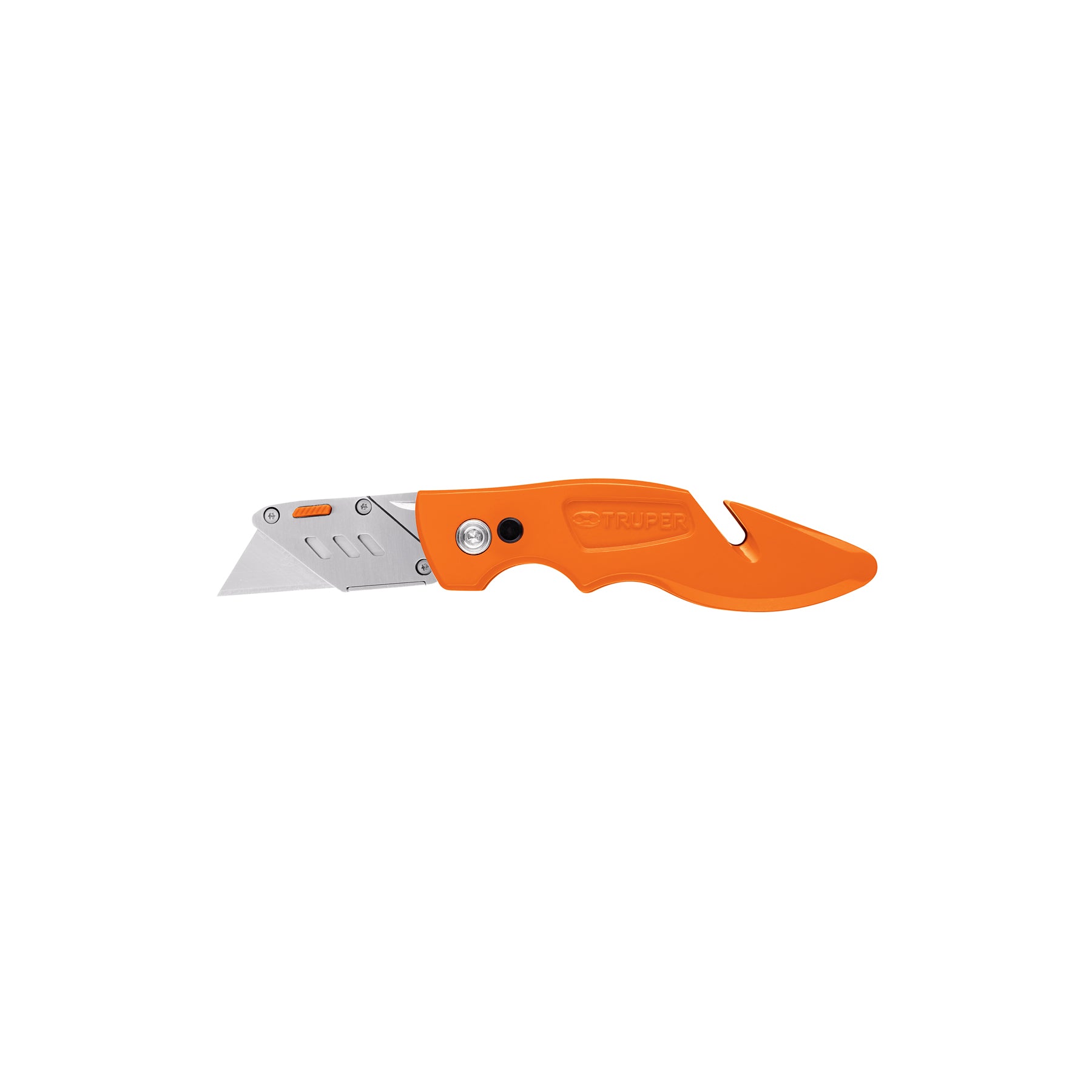 Navaja abatible 7" cuerpo de aluminio y acero inox, TRUPER