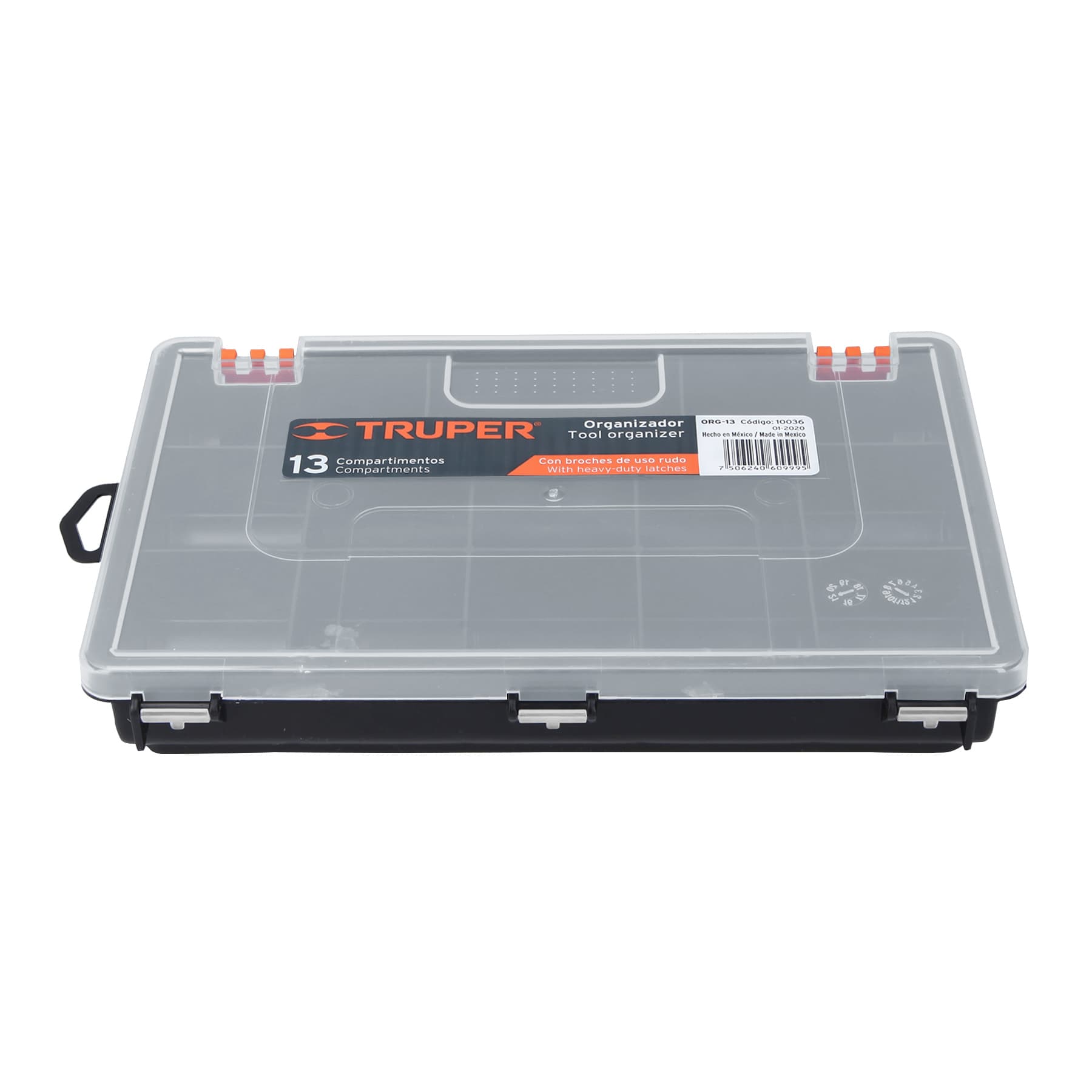 Organizador 10" con 13 compartimentos, TRUPER