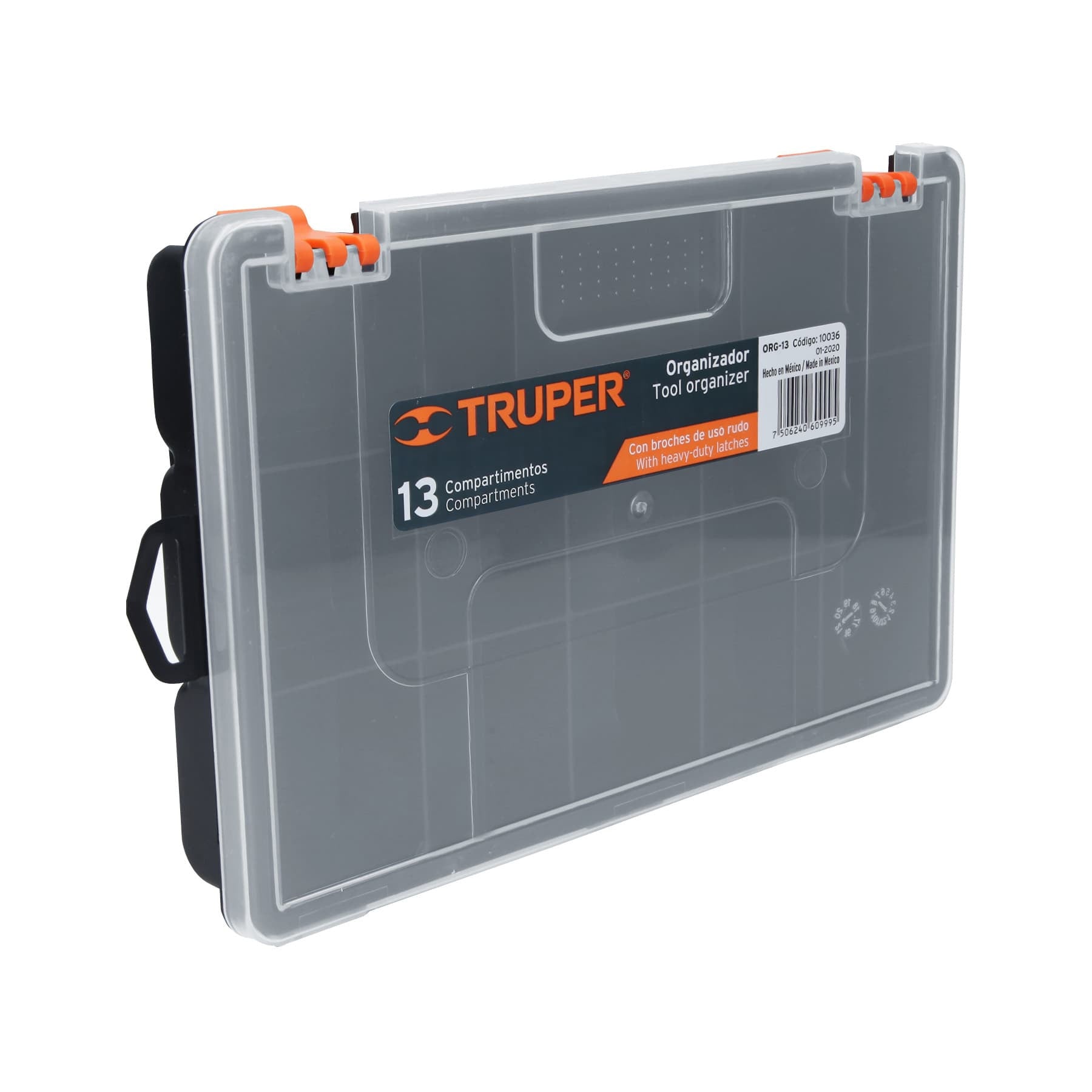 Organizador 10" con 13 compartimentos, TRUPER