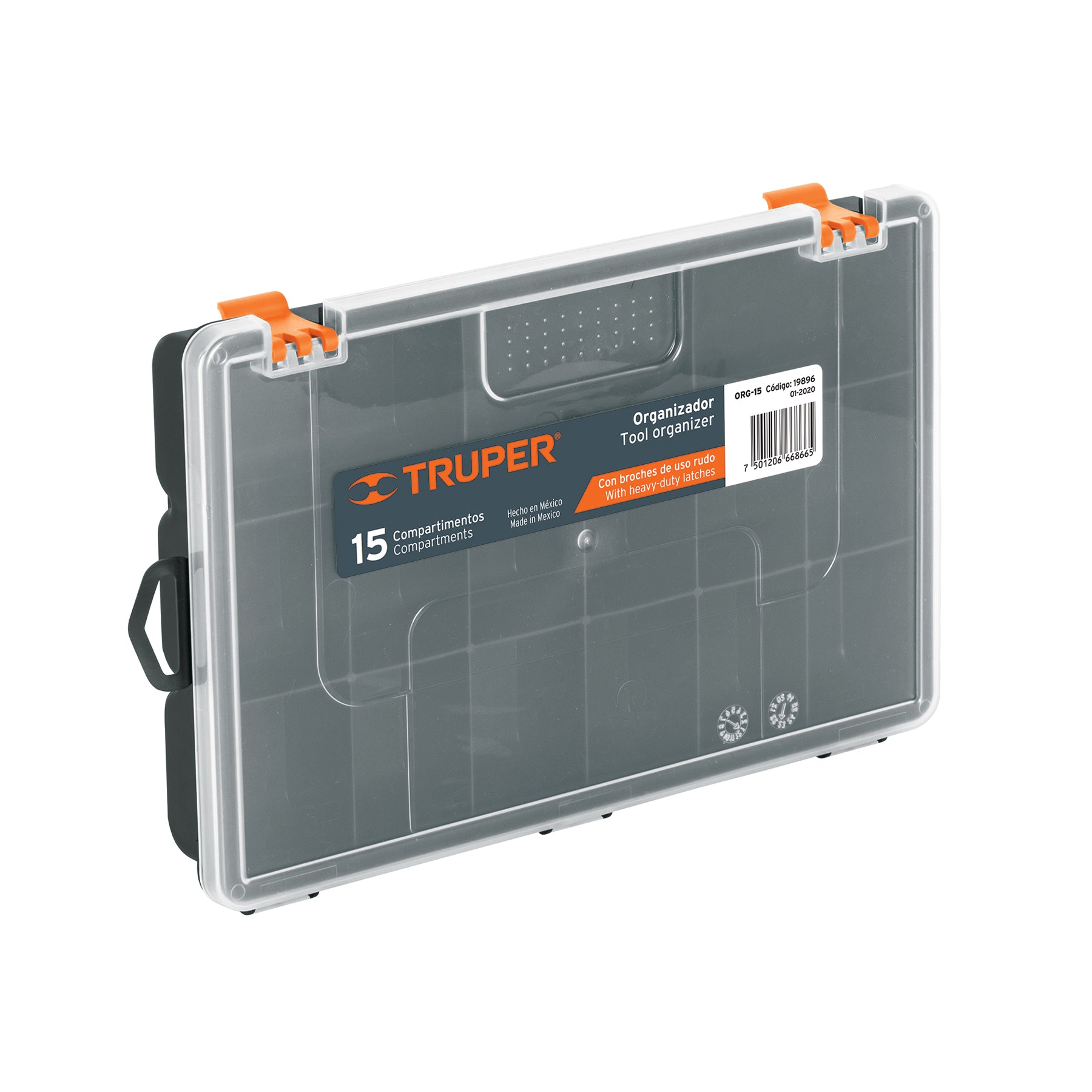 Organizador 11" con 15 compartimentos, TRUPER