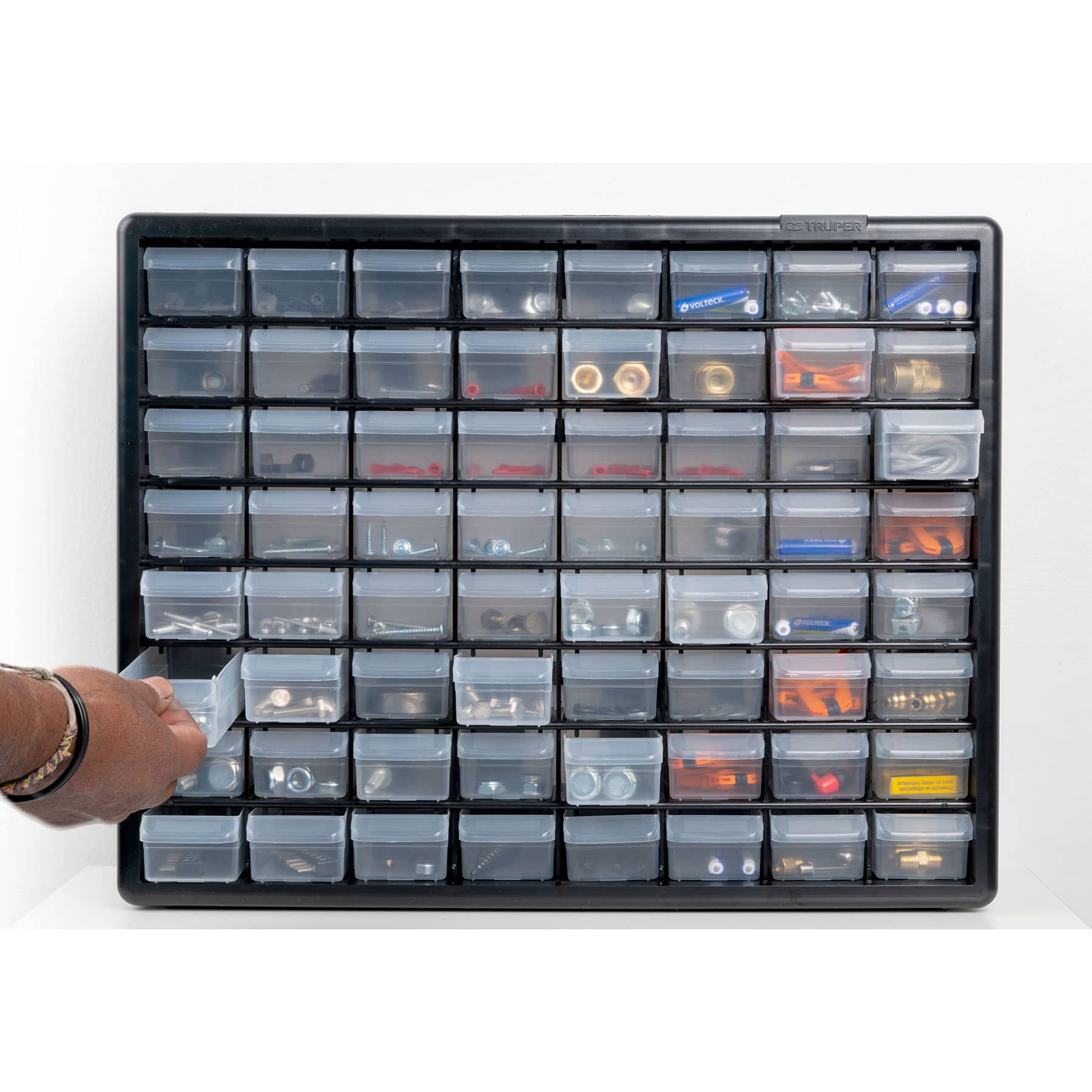 Organizador con 64 gavetas, TRUPER