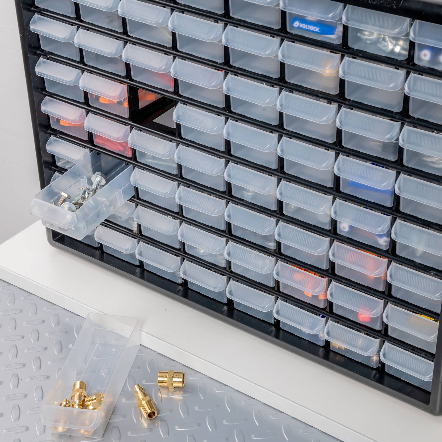 Organizador con 64 gavetas, TRUPER