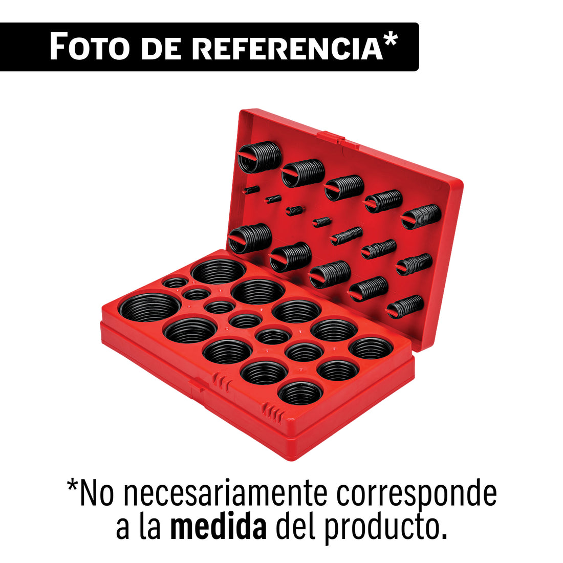 Juego O-Rings NBR 70 estándar 419 piezas, FIERO
