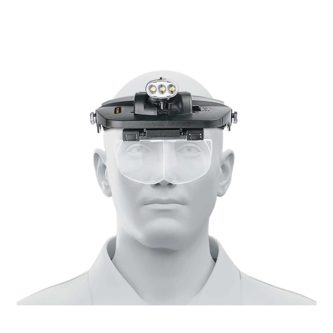 Lupa optovisor de 3 leds, PRETUL