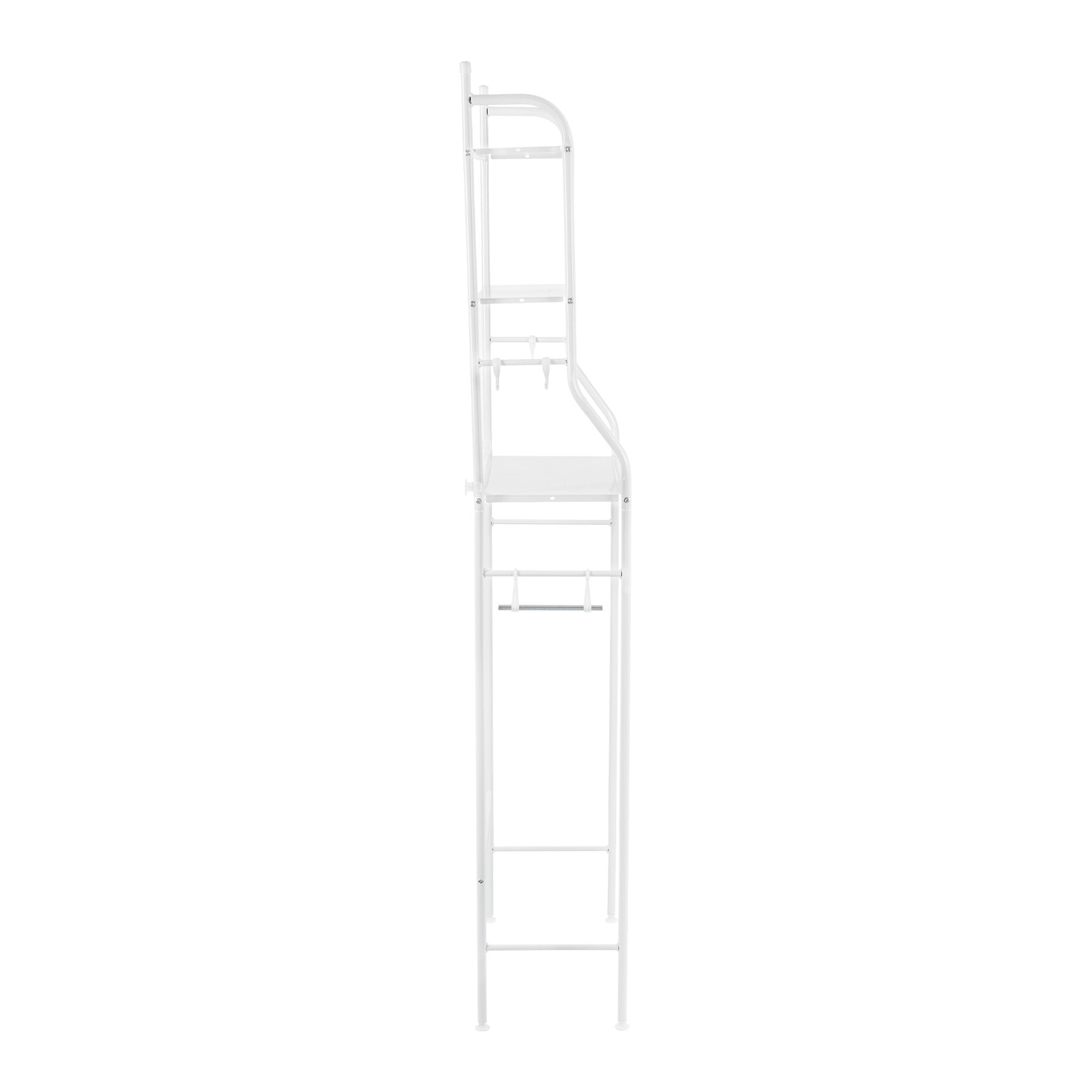 Mueble organizador blanco para baño con 3 repisas, FOSET