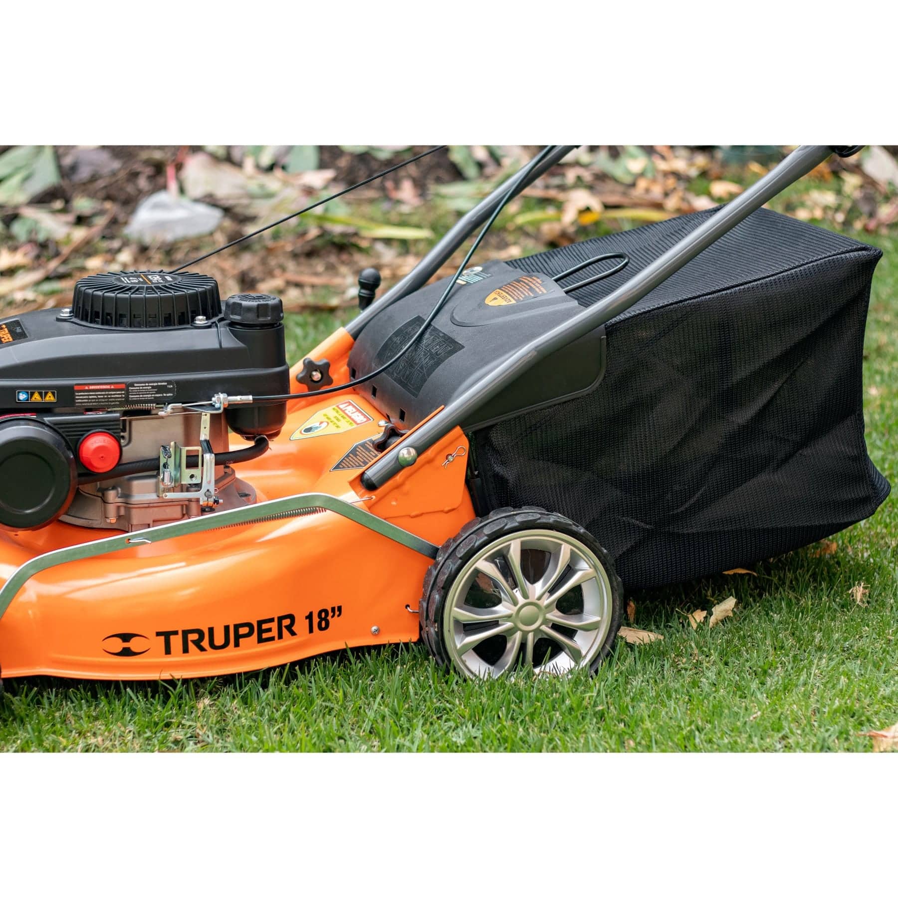 Podadora con motor a gasolina de 4 HP, 18" de corte, TRUPER