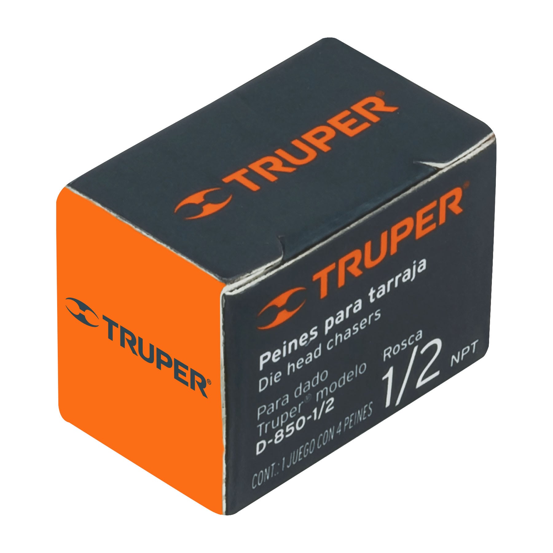 Juego de 4 peines 1/2" para tarrajas TA-850 y TA-851, TRUPER